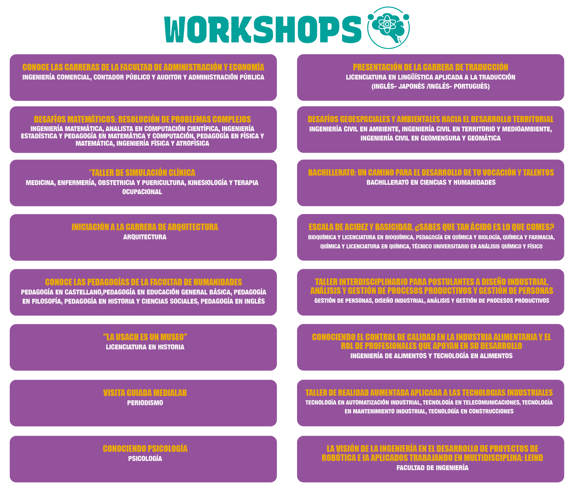 workshops