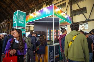 imagen del stand usach en Feria SIAD 2023 (Estación Mapocho)