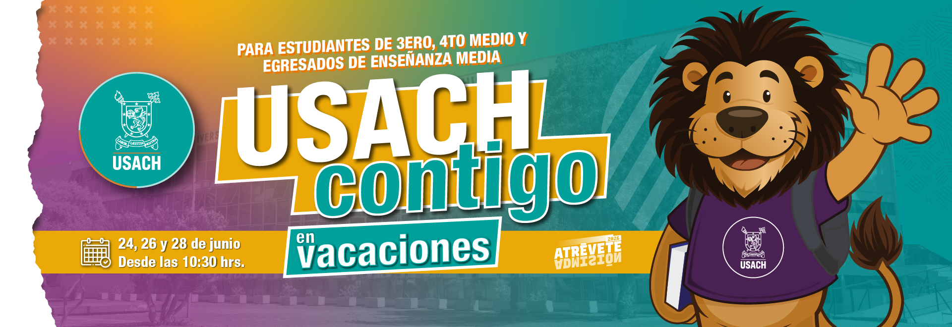 Usach contigo en vacaciones